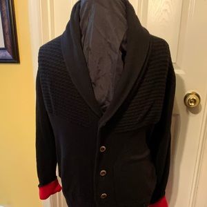 Under Armour Cashmere Shawl Collar Sweater Elbow patches